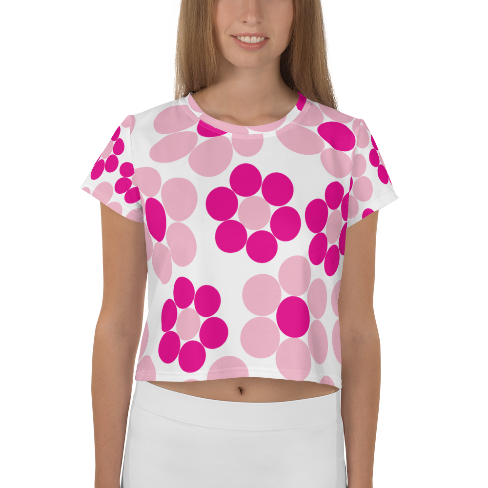Happy Flowers Ornament | Crop Tee