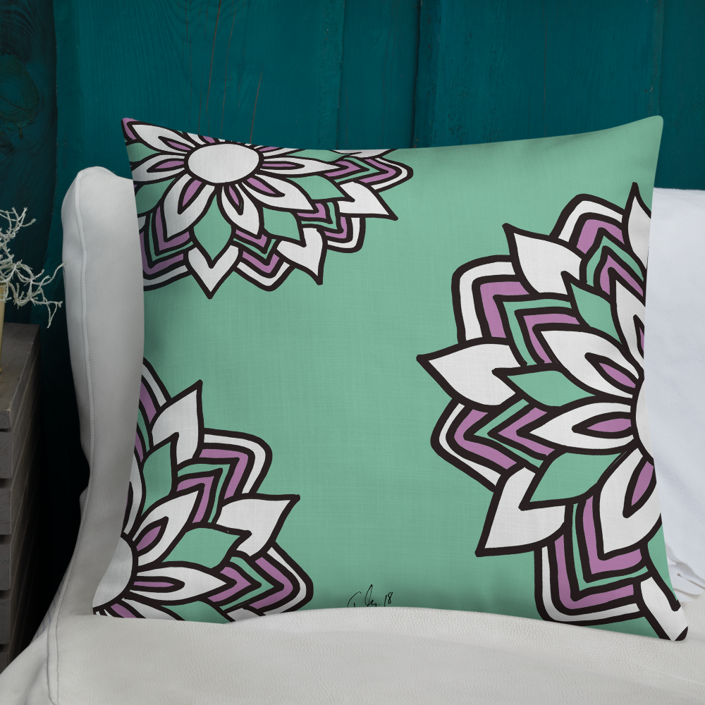 Smiling Flowers | Pillow