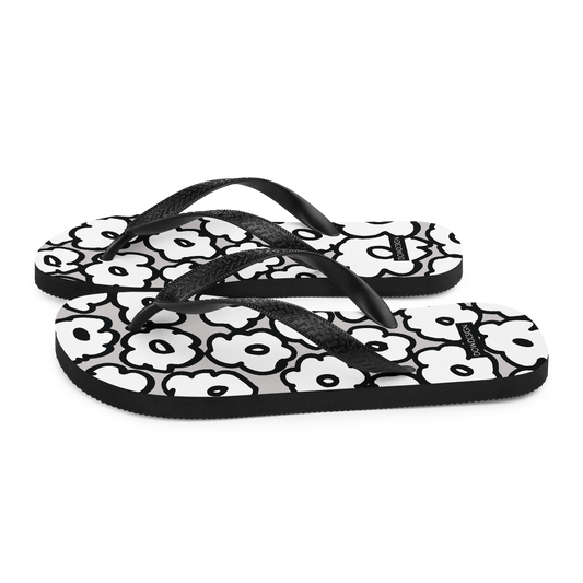 Happy White Flowers | Flip-Flops
