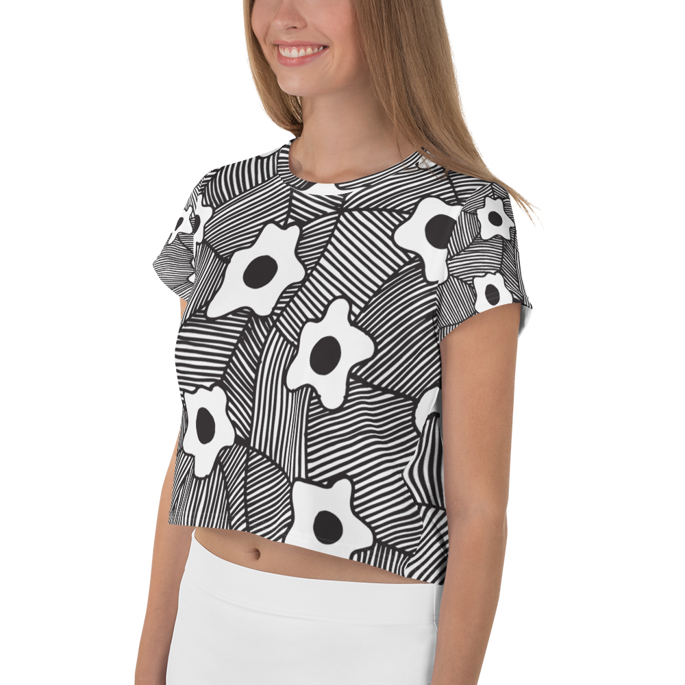 Black Ornament | Crop Tee