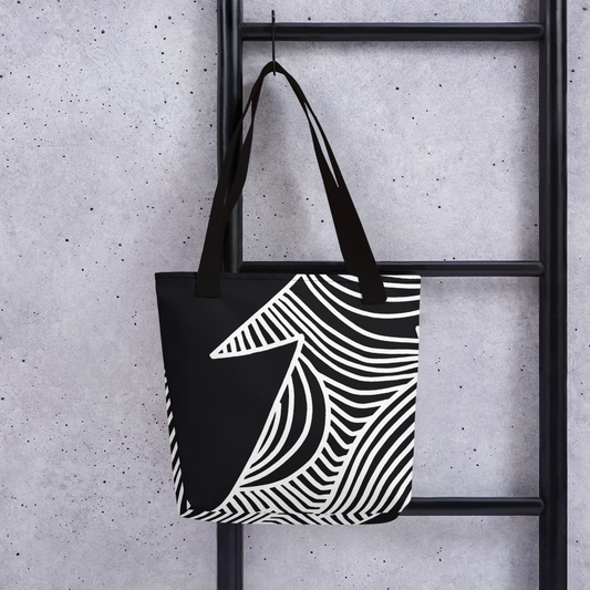 Stars and Trees Black | Tote Bag