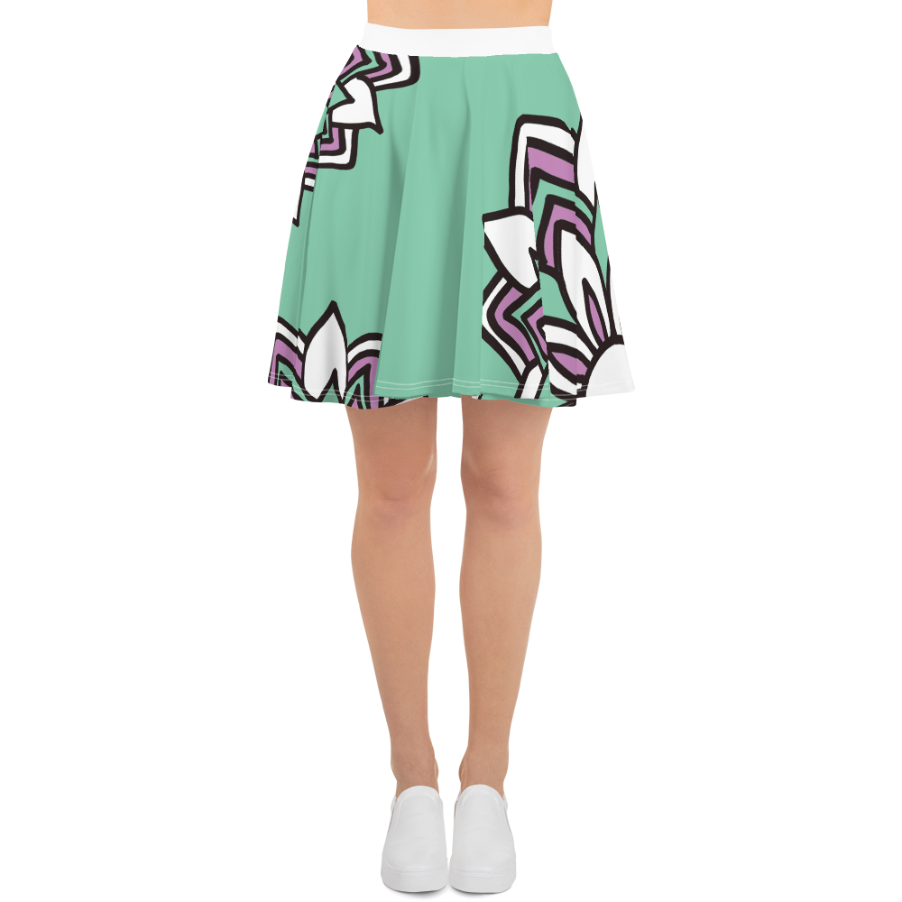 Smiling Flowers | Skater Skirt