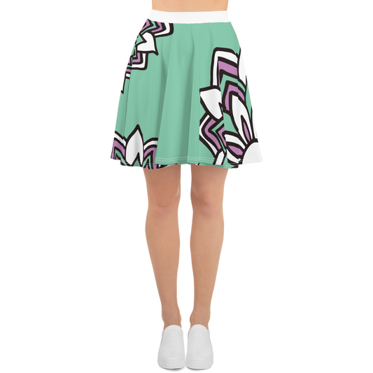 Smiling Flowers | Skater Skirt