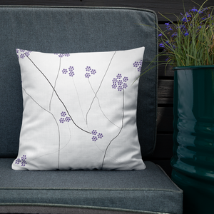 Purple Small Flowers | Pillow
