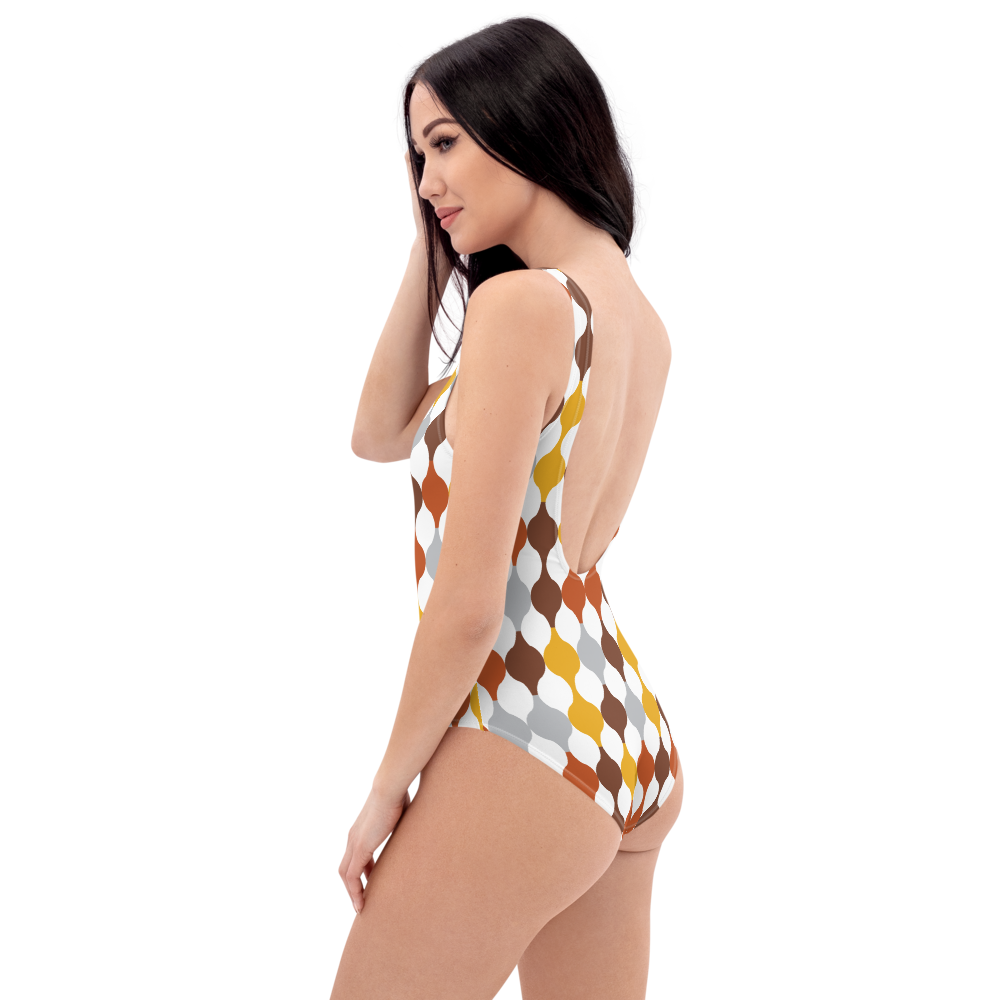 Arabic Warm Ornament | One-Piece Swimsuit