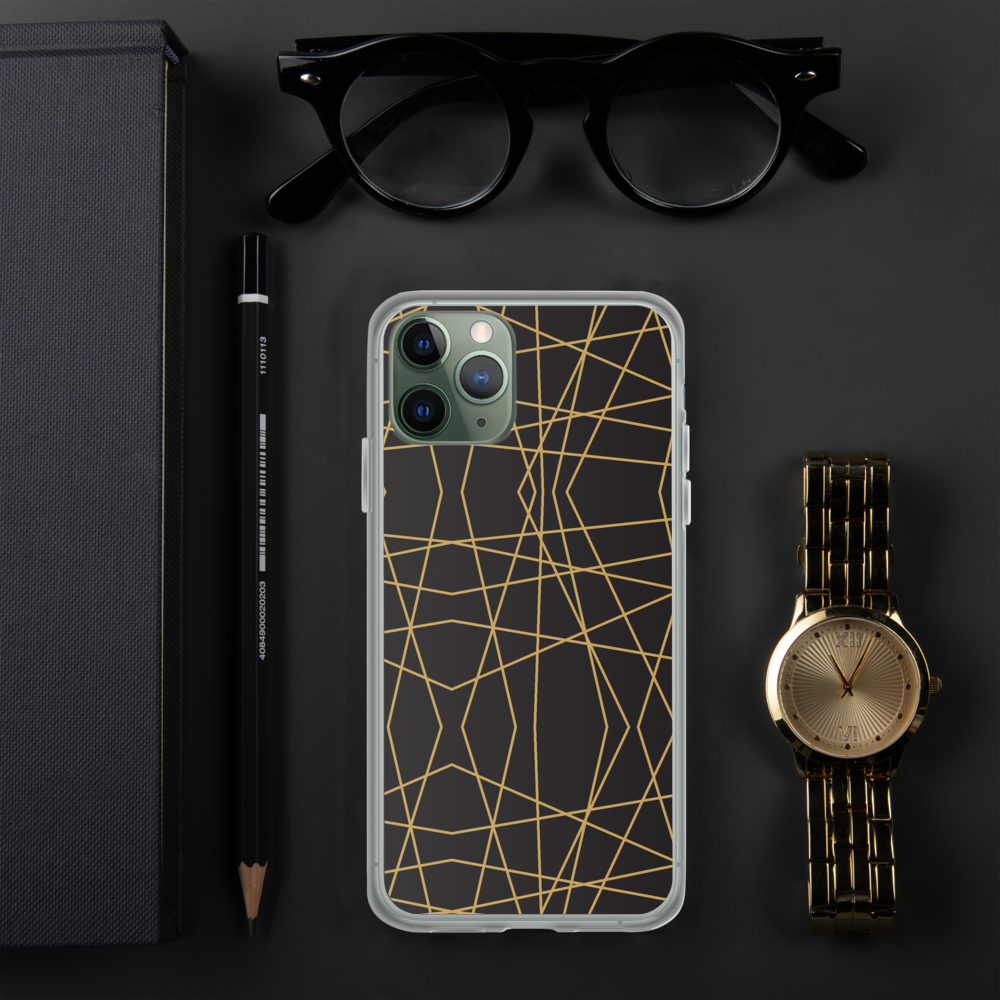 Golden Ornament Lines | iPhone Case