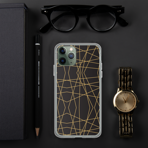 Golden Ornament Lines | iPhone Case
