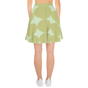 Easter Pattern Olive | Skater Skirt