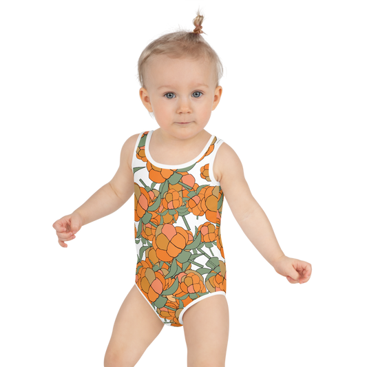 Lakka Ornament Black | Kids Swimsuit