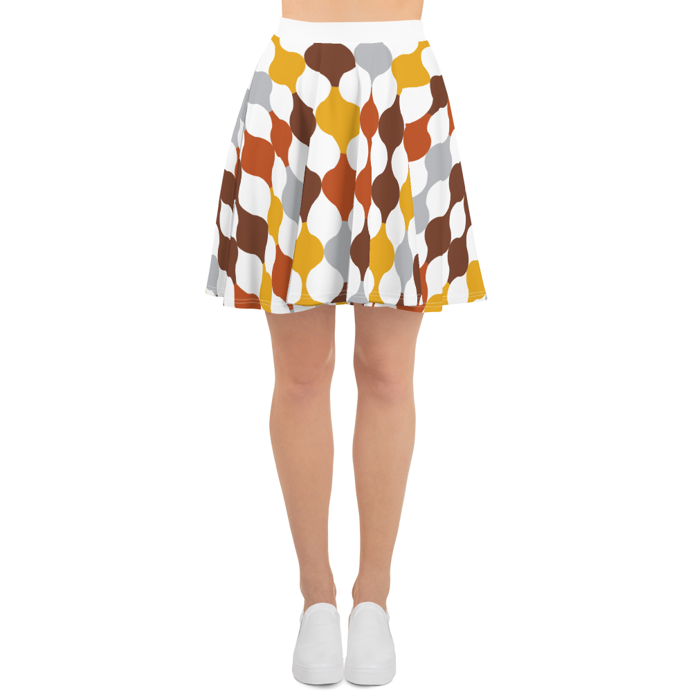 Arabic Warm Ornament | Skater Skirt