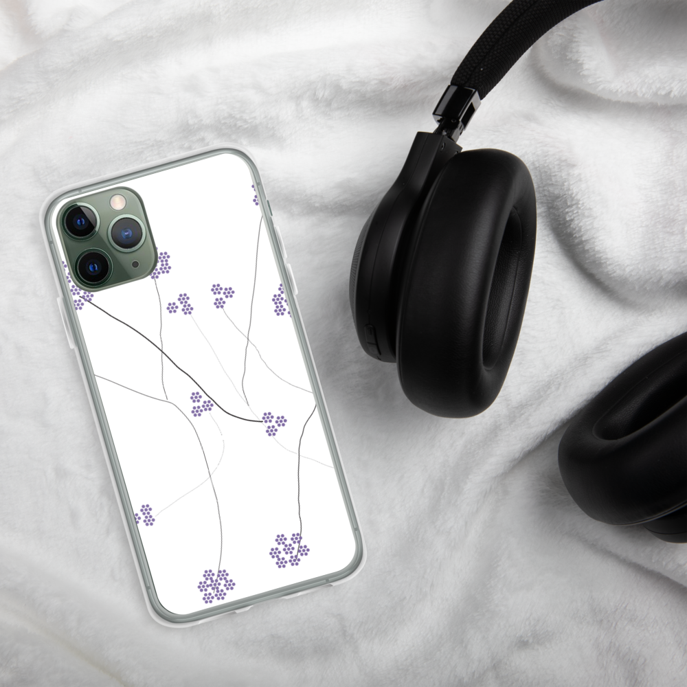 Purple Small Flowers | iPhone Case