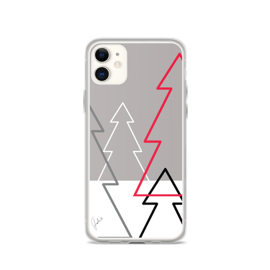 Christmas Tree Forest Colours | iPhone Case