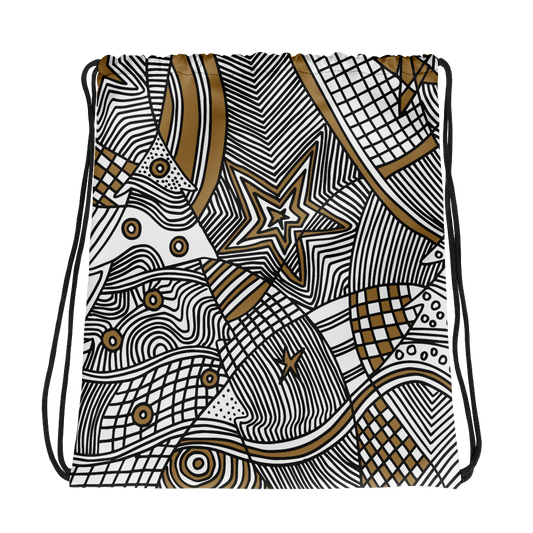 Christmas Graphic Ornament | Drawstring Bag