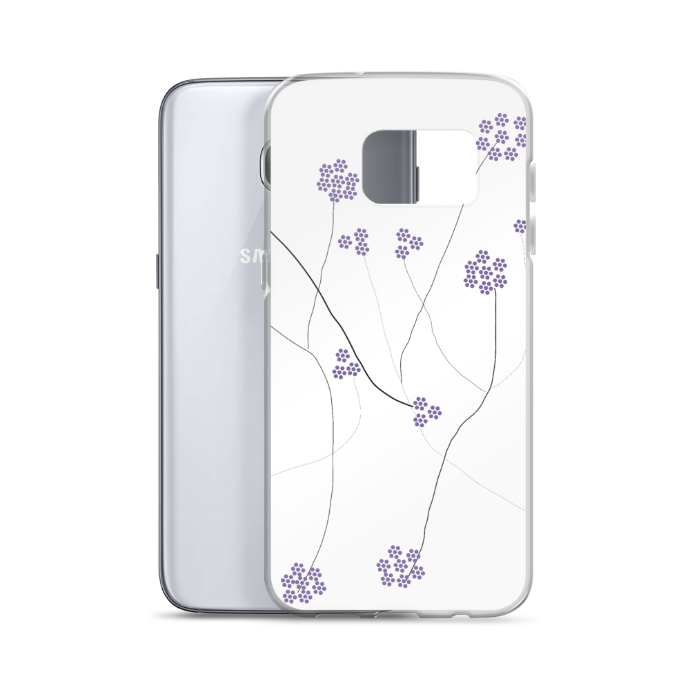 Purple Small Flowers | Samsung Case