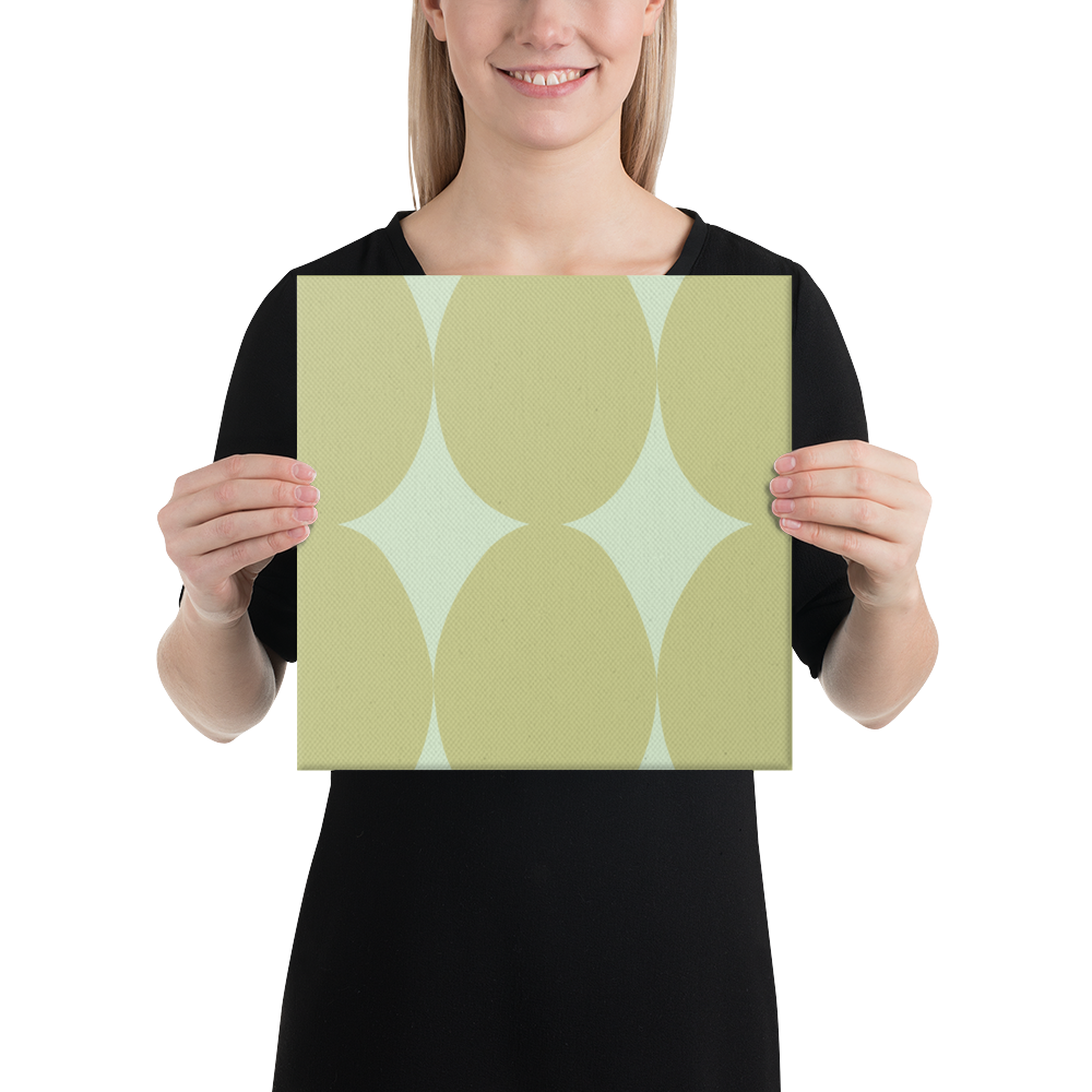 Easter Pattern Olive | Canvas