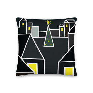 December Eve Print | Pillow