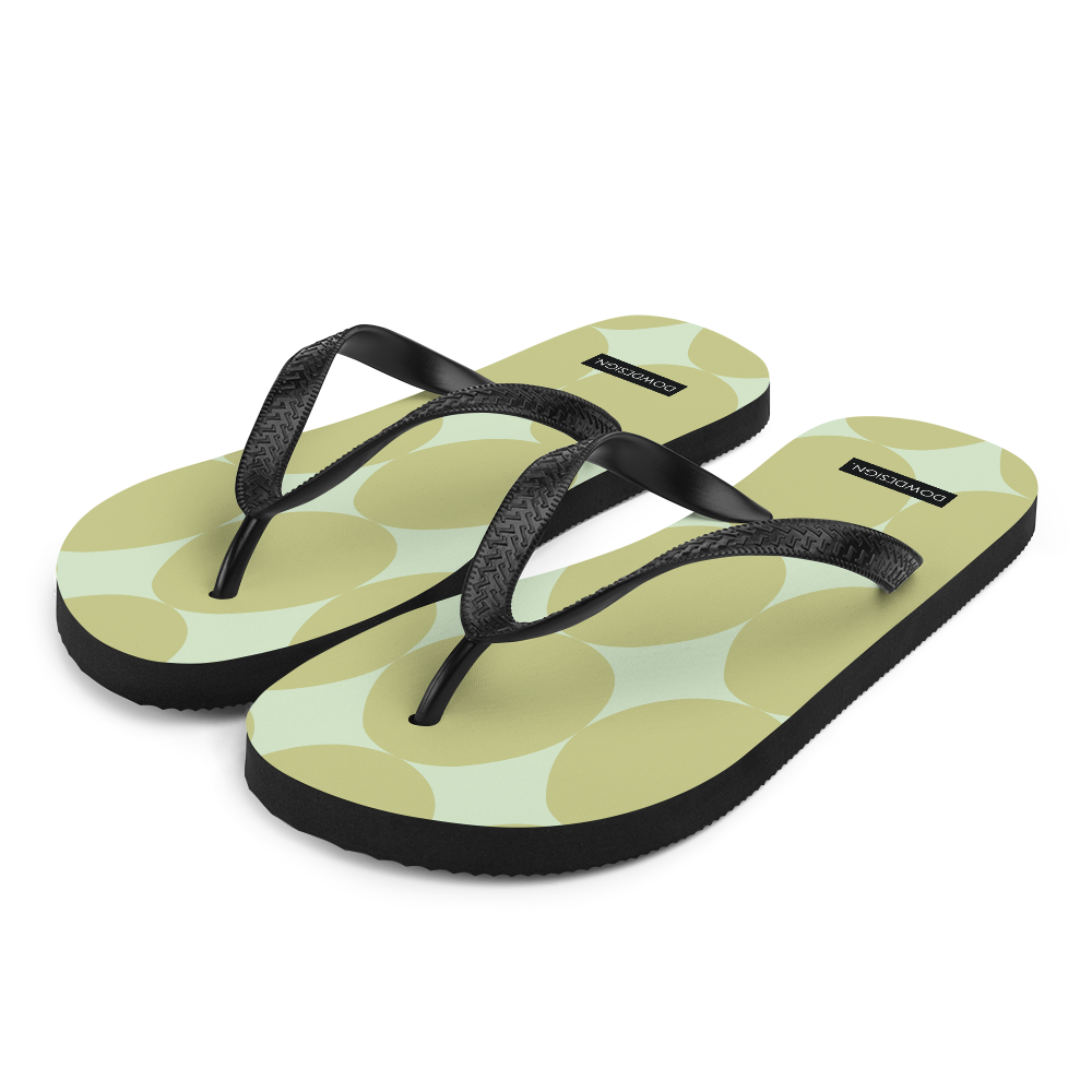 Easter Pattern Olive | Flip-Flops