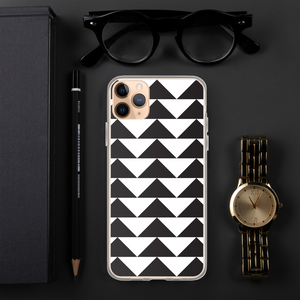 Black and White Triangles | iPhone Case