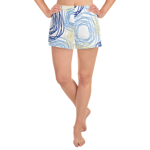 Cheery Flowers | Women's Athletic Short Shorts