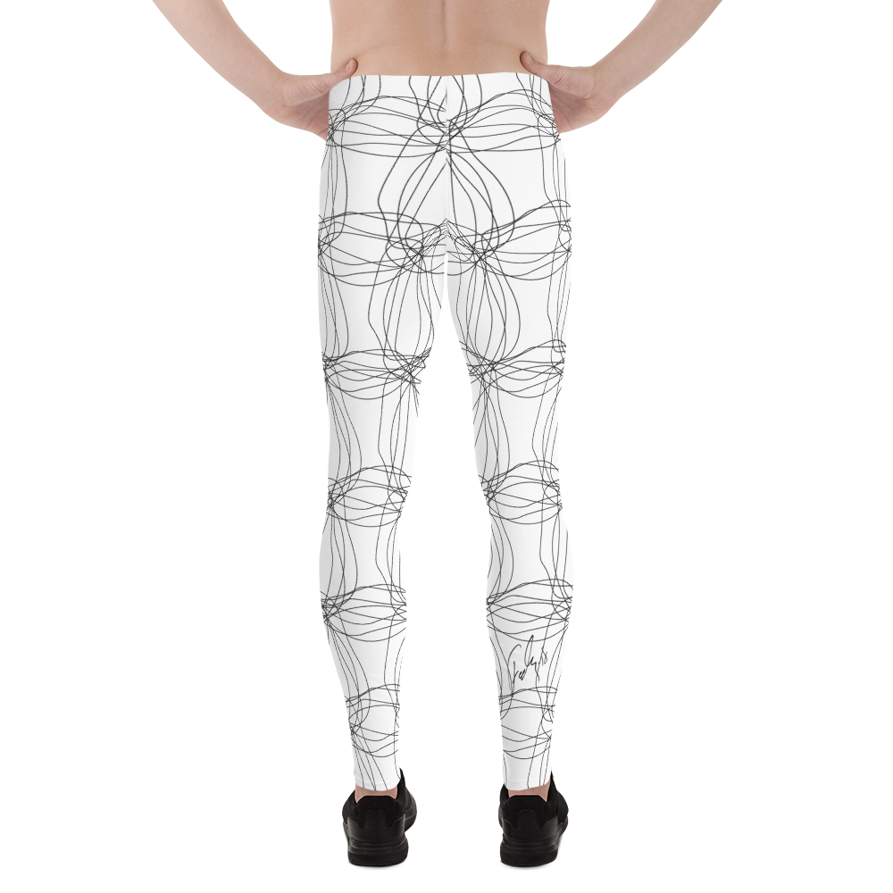 Ornament Graphic Flowers | Men's Leggings