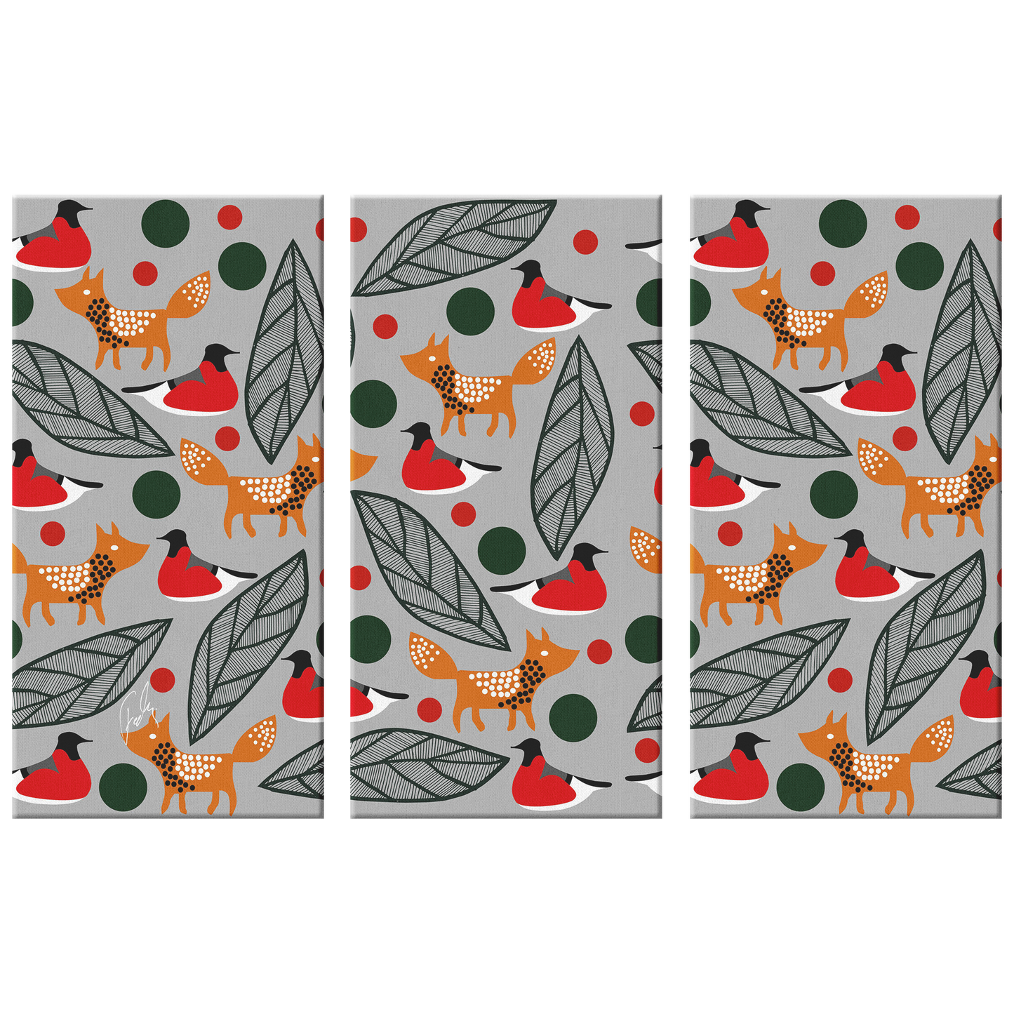 Christmas Design | 3 Piece Canvas