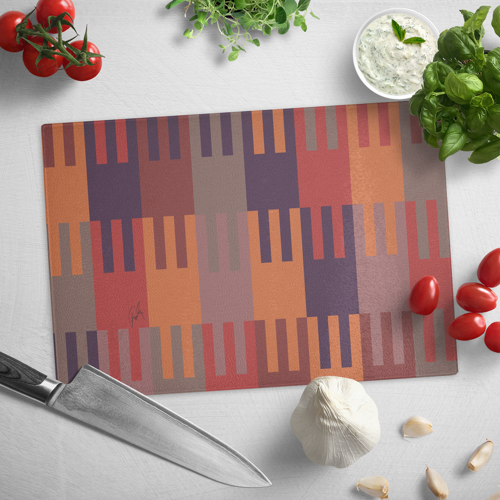 Desert Scents | Glass Cutting Board