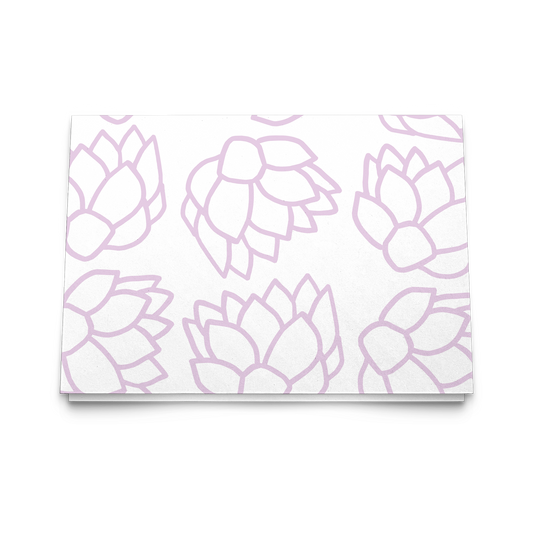 Pink Pastel Flowers | Greeting Cards