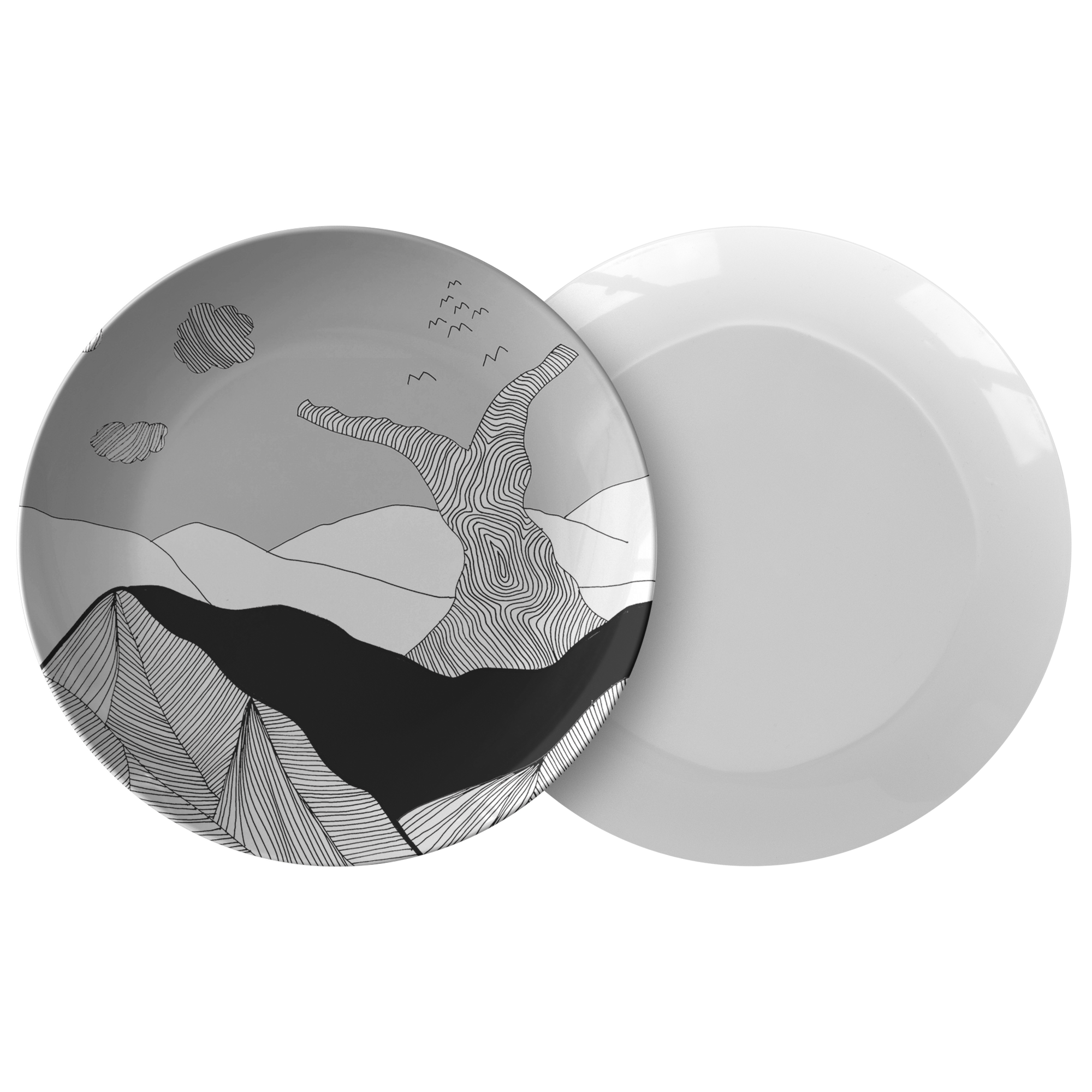 Black and White Day | Plate