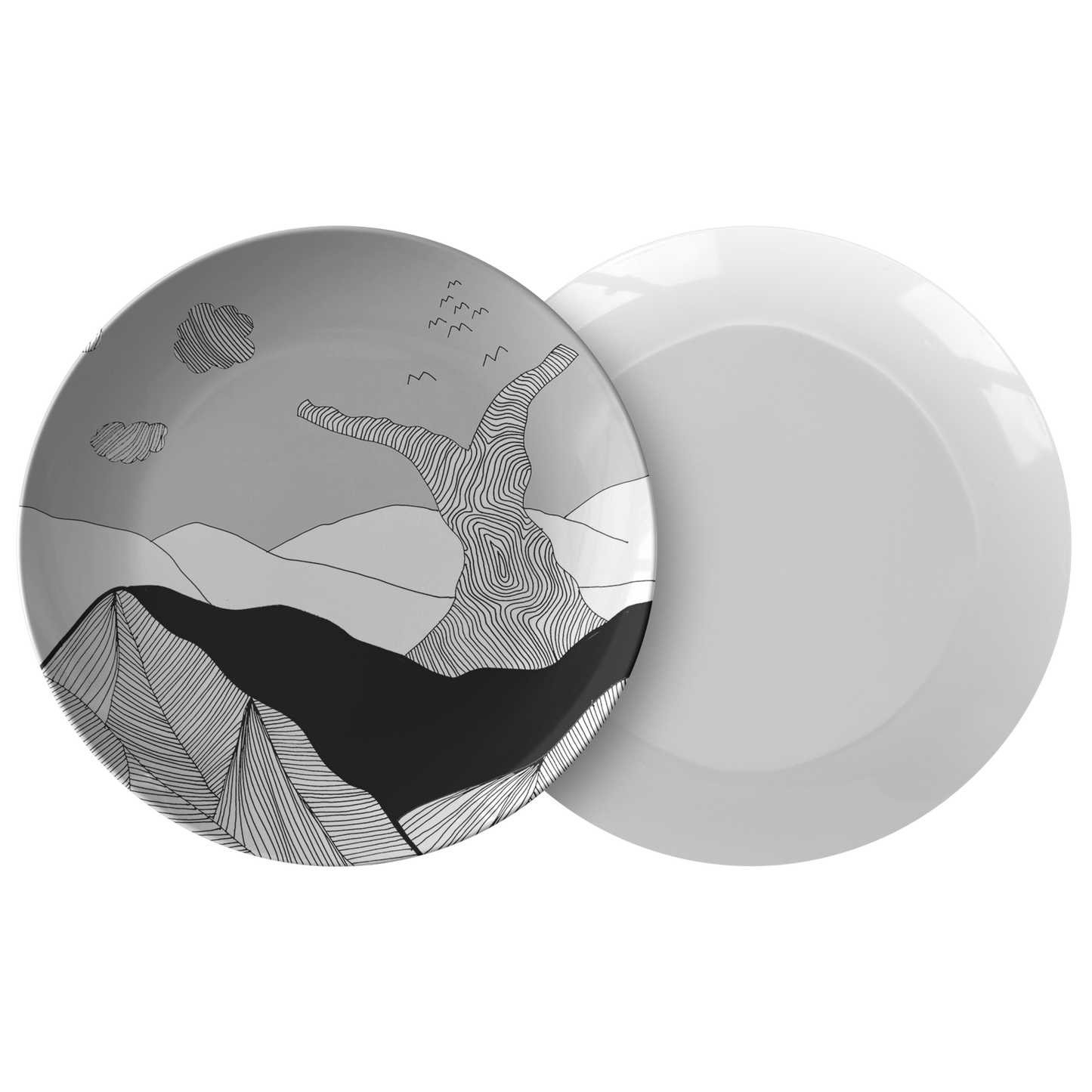 Black and White Day | Plate