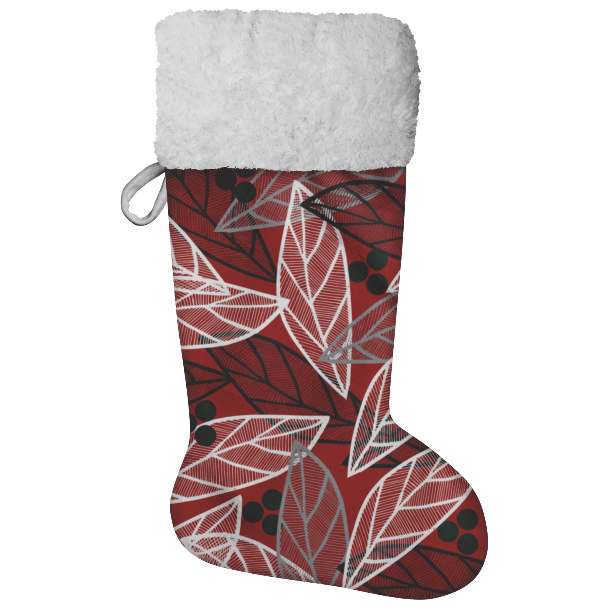 Christmas Leaves | Christmas Stocking