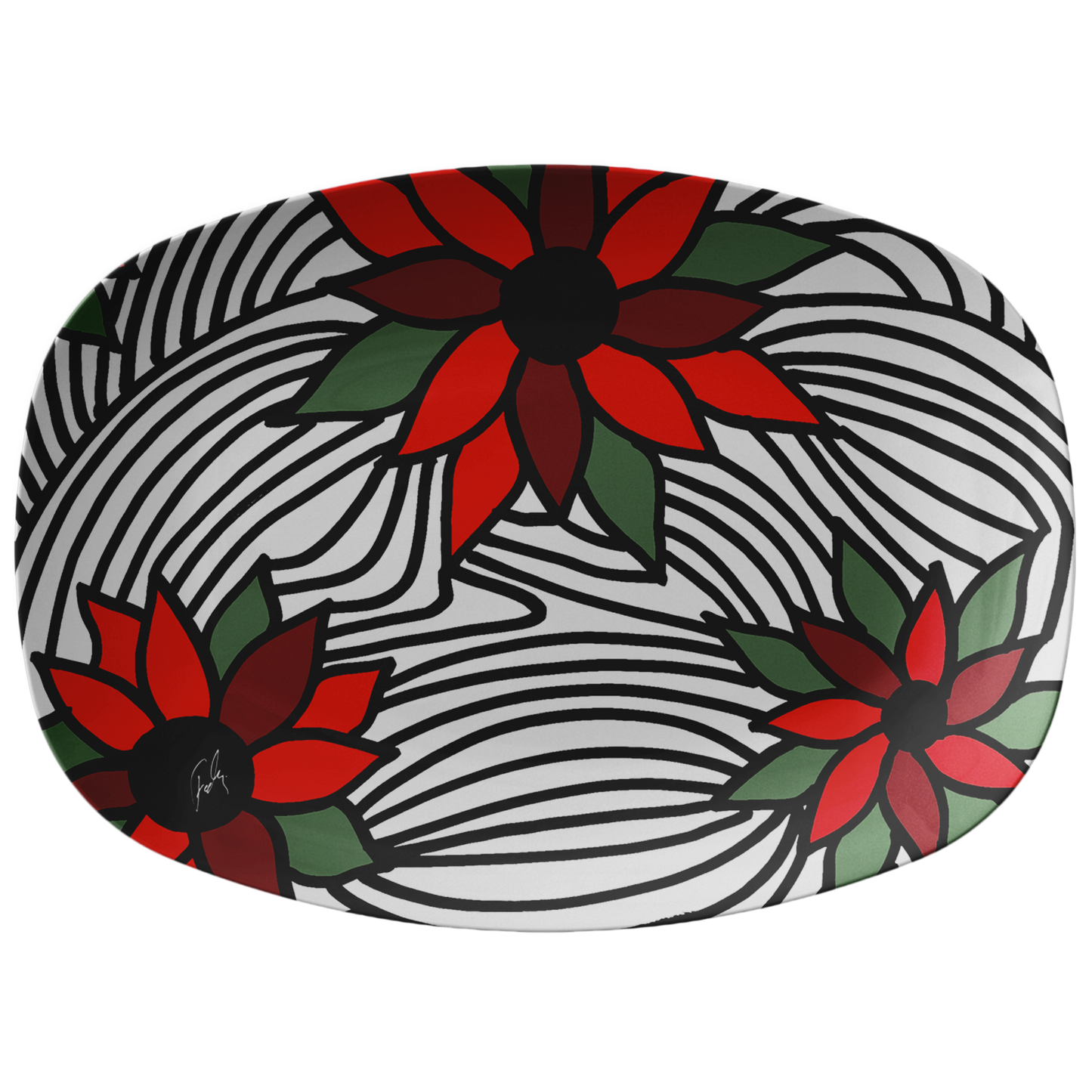 Christmas Flowers | Platter