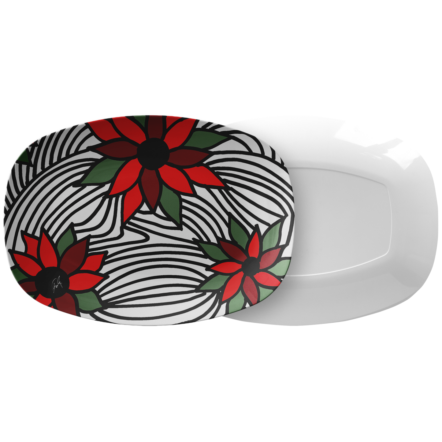 Christmas Flowers | Platter