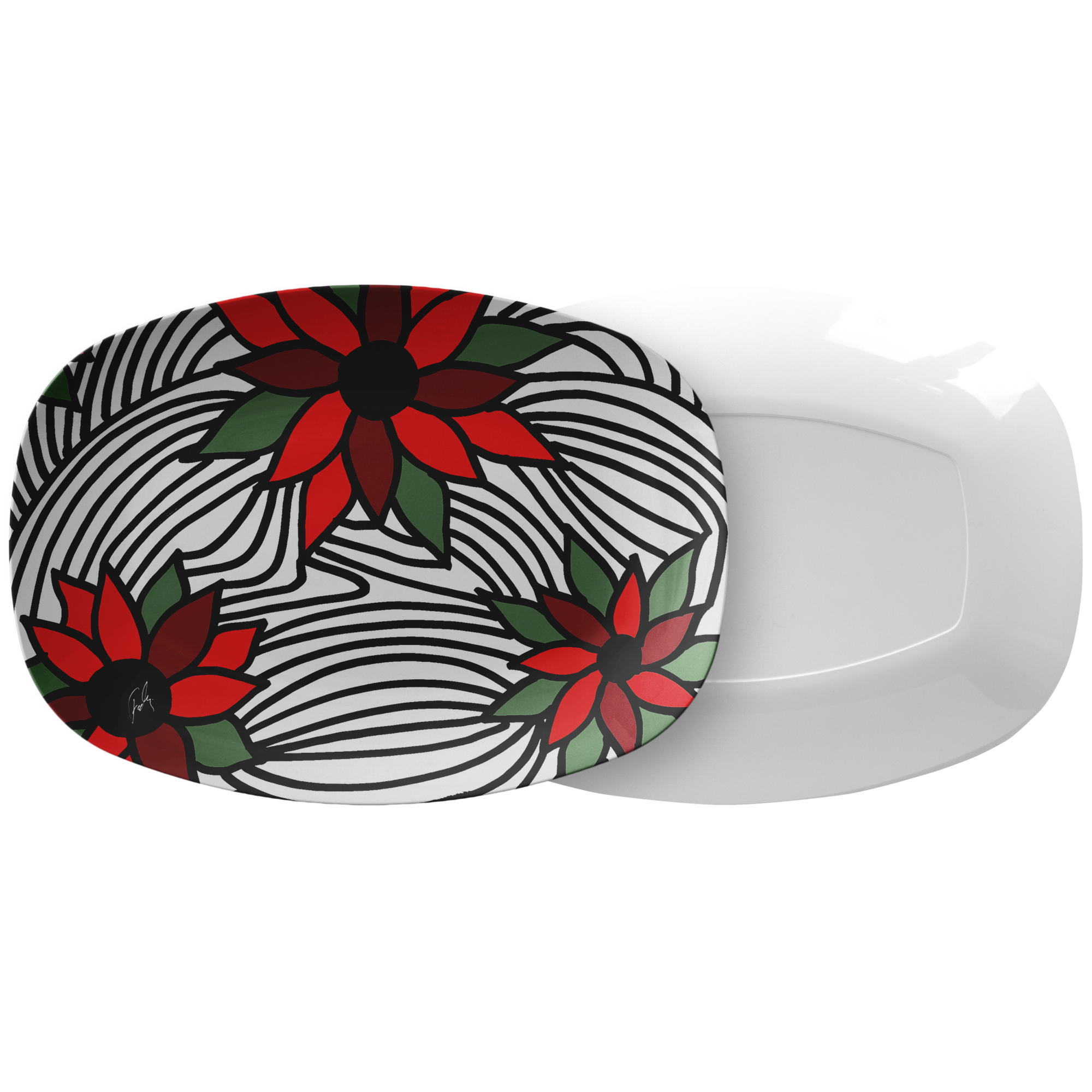 Christmas Flowers | Platter