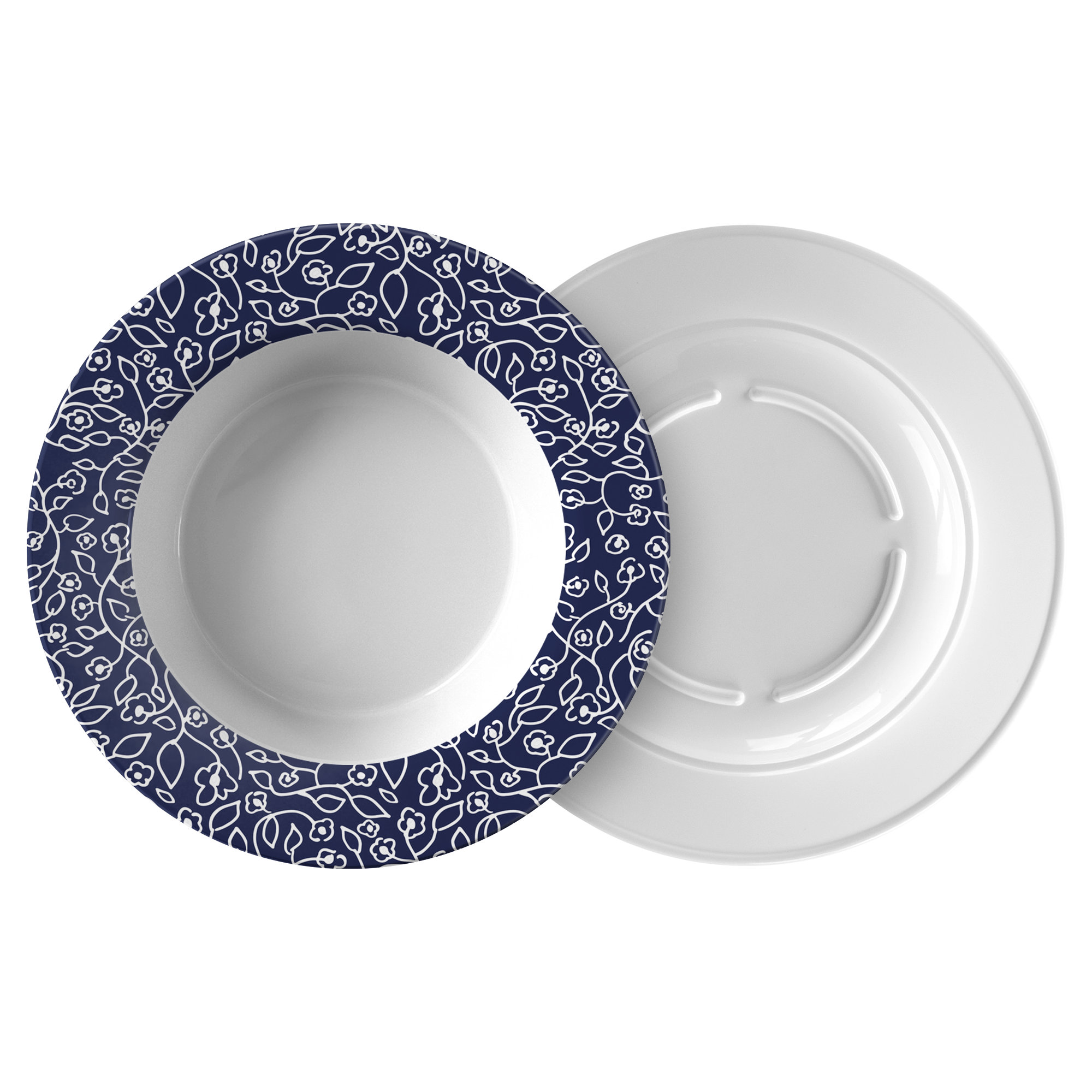 White Small Flowers | Bowl