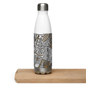 Christmas Graphic Ornament | Stainless Steel Water Bottle