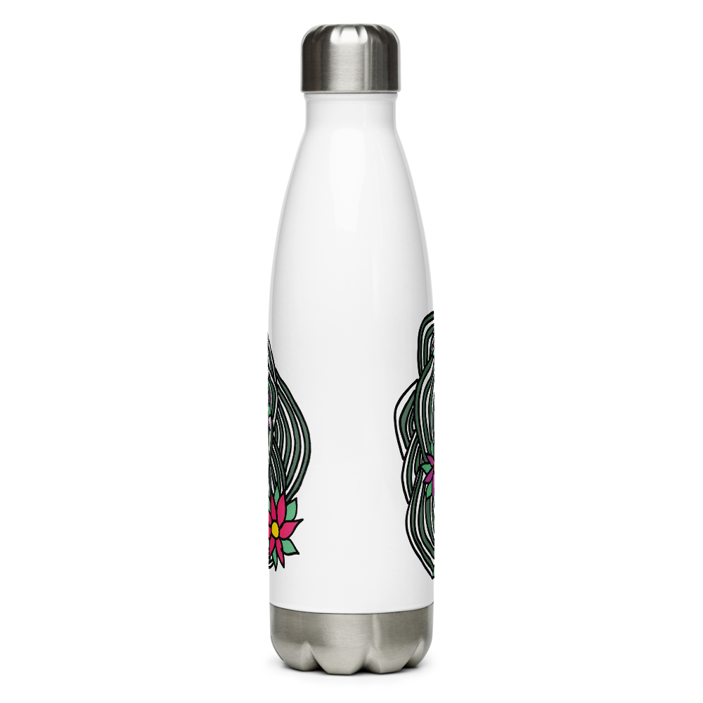 Flower Ornament | Stainless Steel Water Bottle