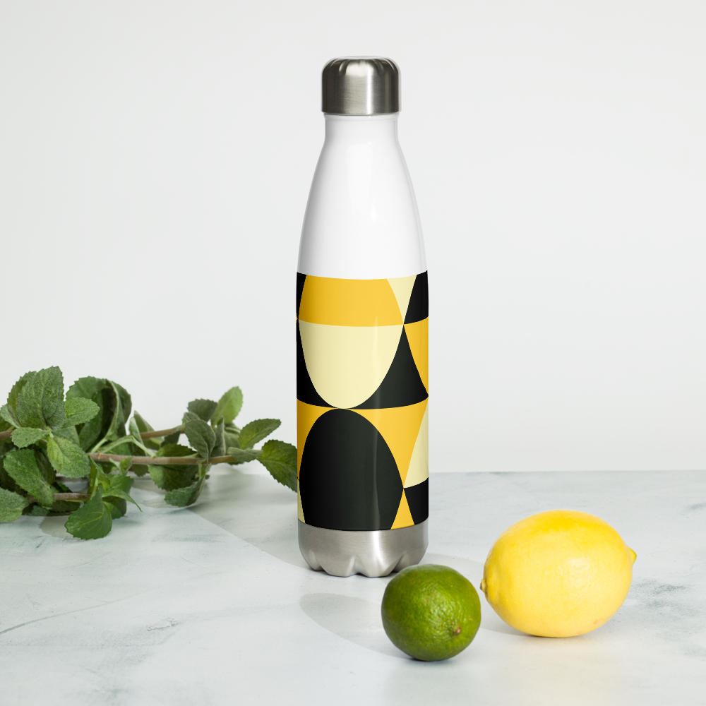 Yellow and Black Eggs | Stainless Steel Water Bottle