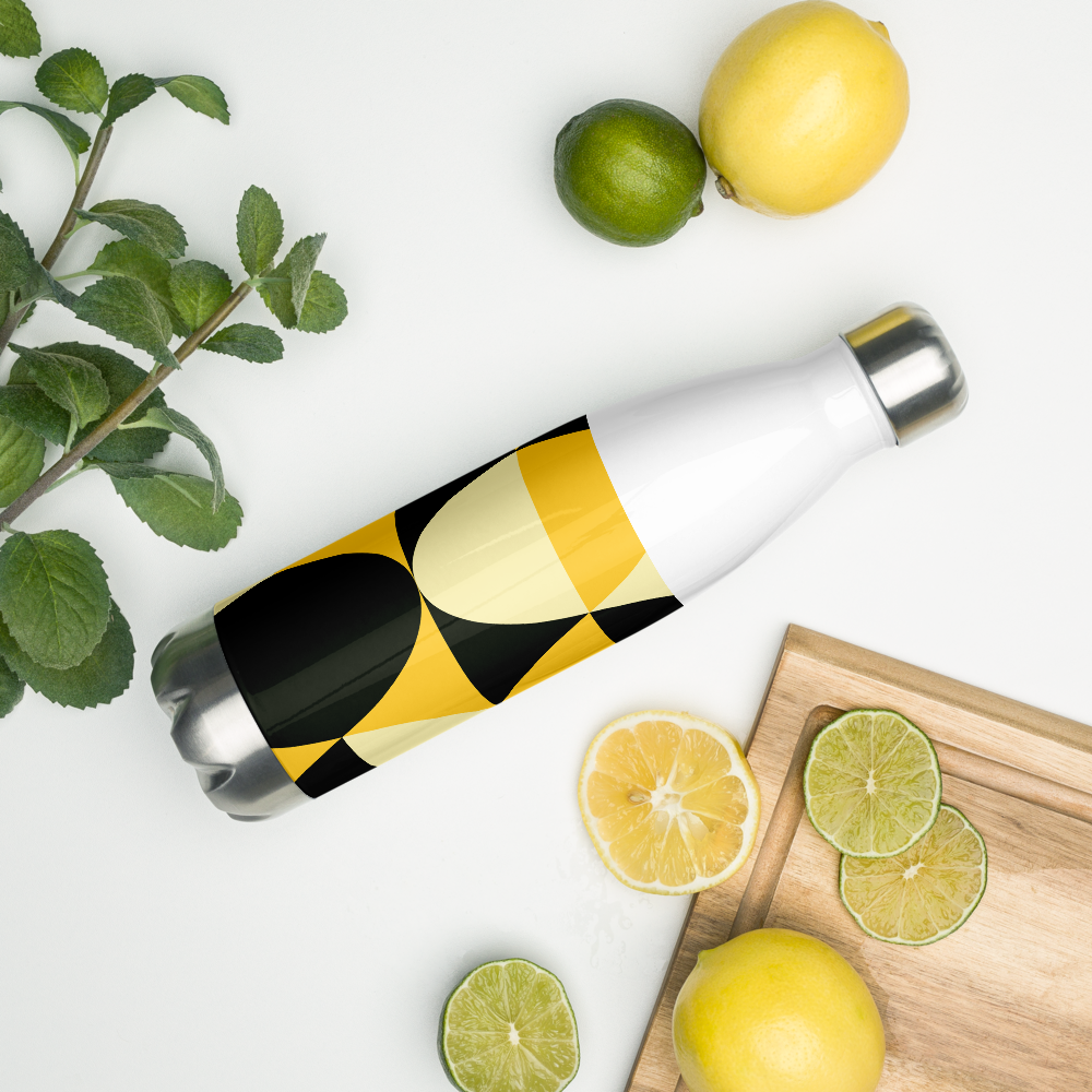 Yellow and Black Eggs | Stainless Steel Water Bottle