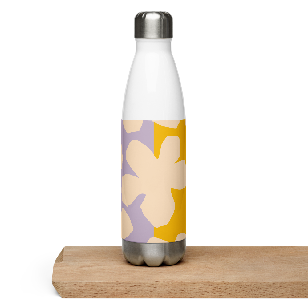 Stylish Flowers | Stainless Steel Water Bottle