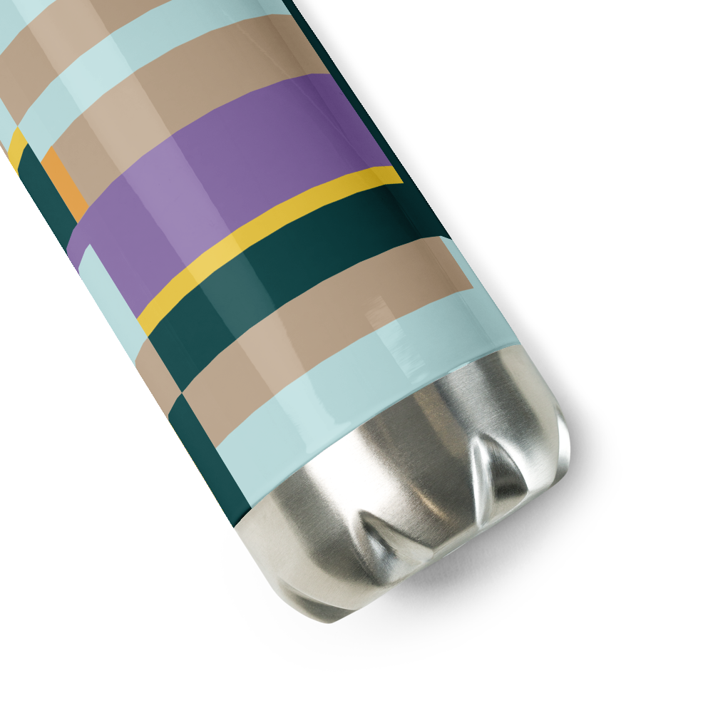 Fresh Stripe | Stainless Steel Water Bottle