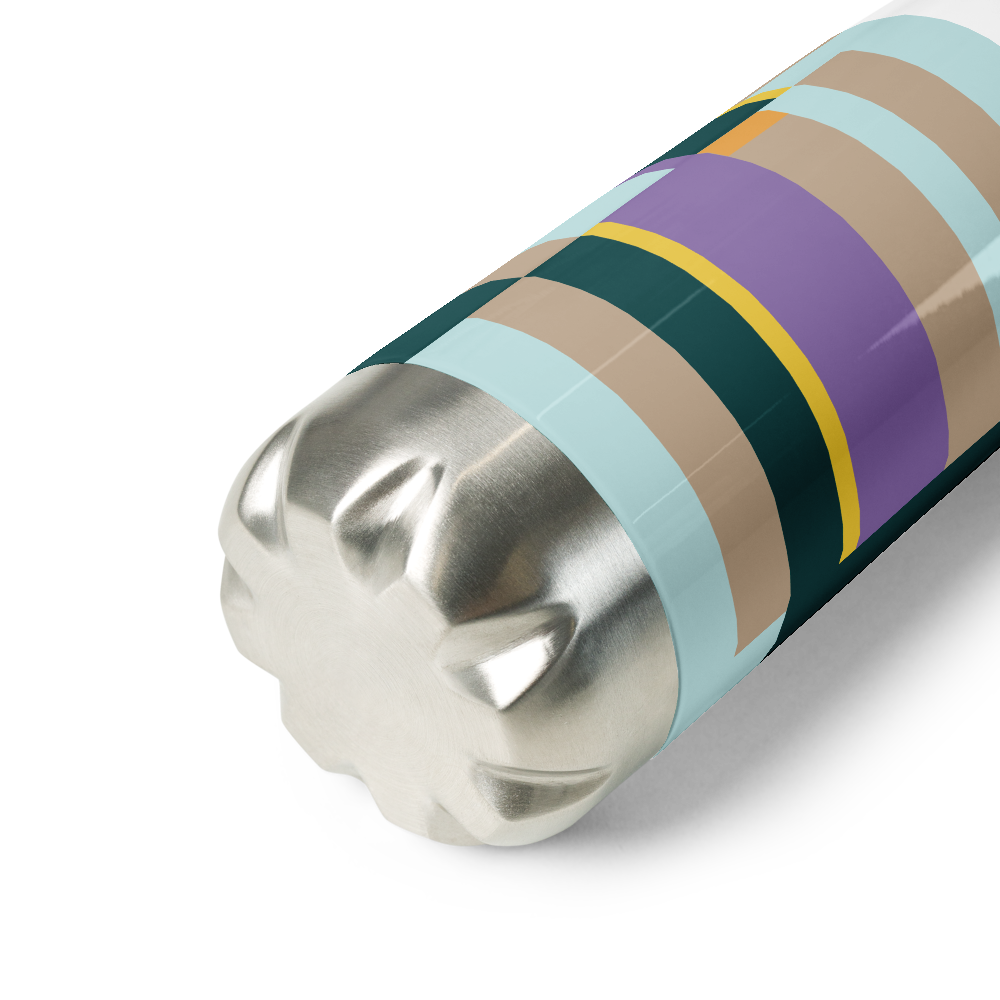 Fresh Stripe | Stainless Steel Water Bottle