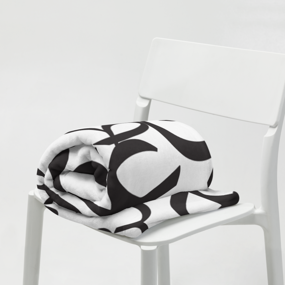 Arabic Letters | Throw Blanket