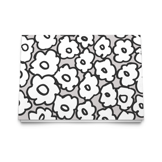 Happy White Flowers | Greeting Cards