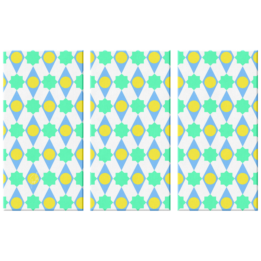 Mediterranean Feeling | 3 Piece Canvas