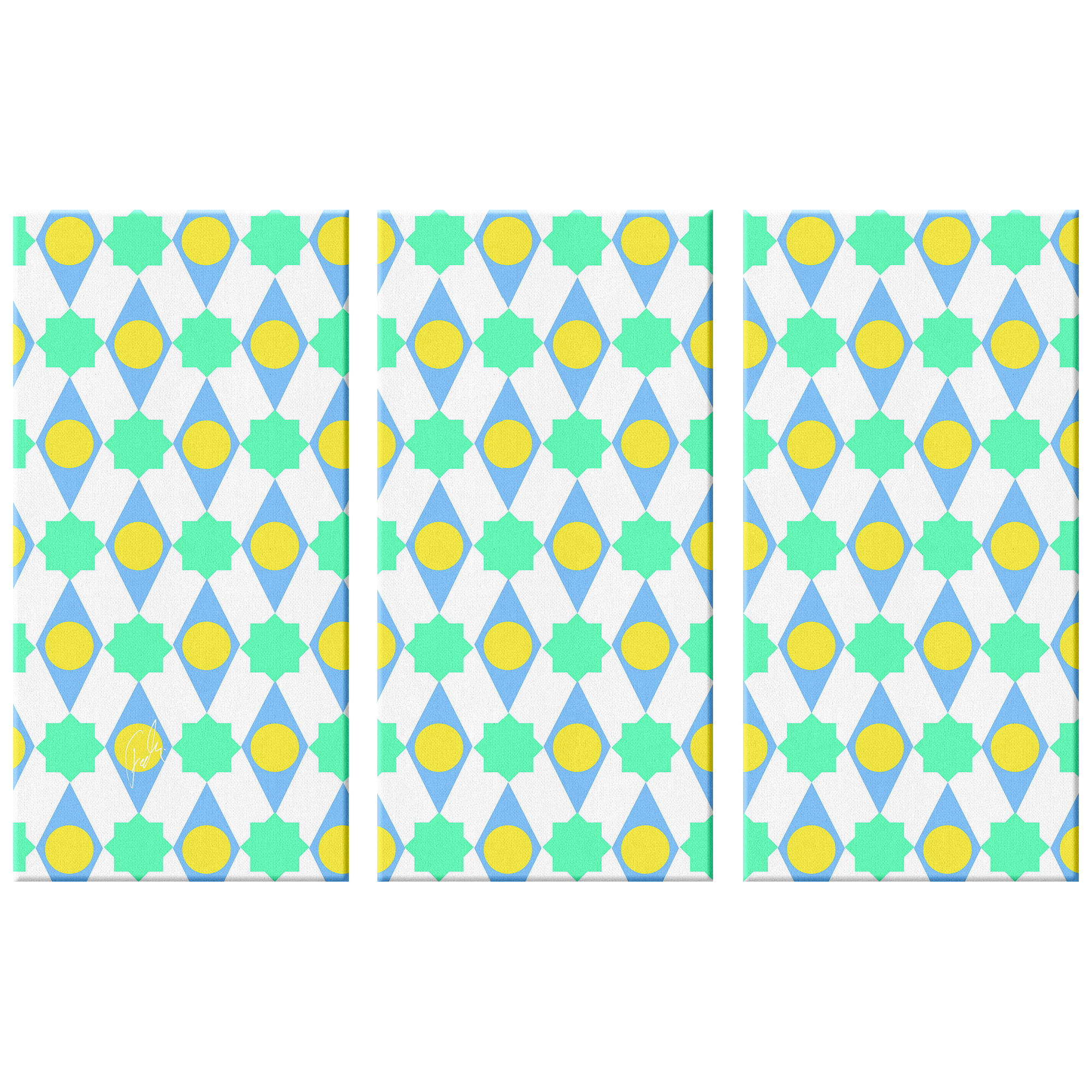 Mediterranean Feeling | 3 Piece Canvas