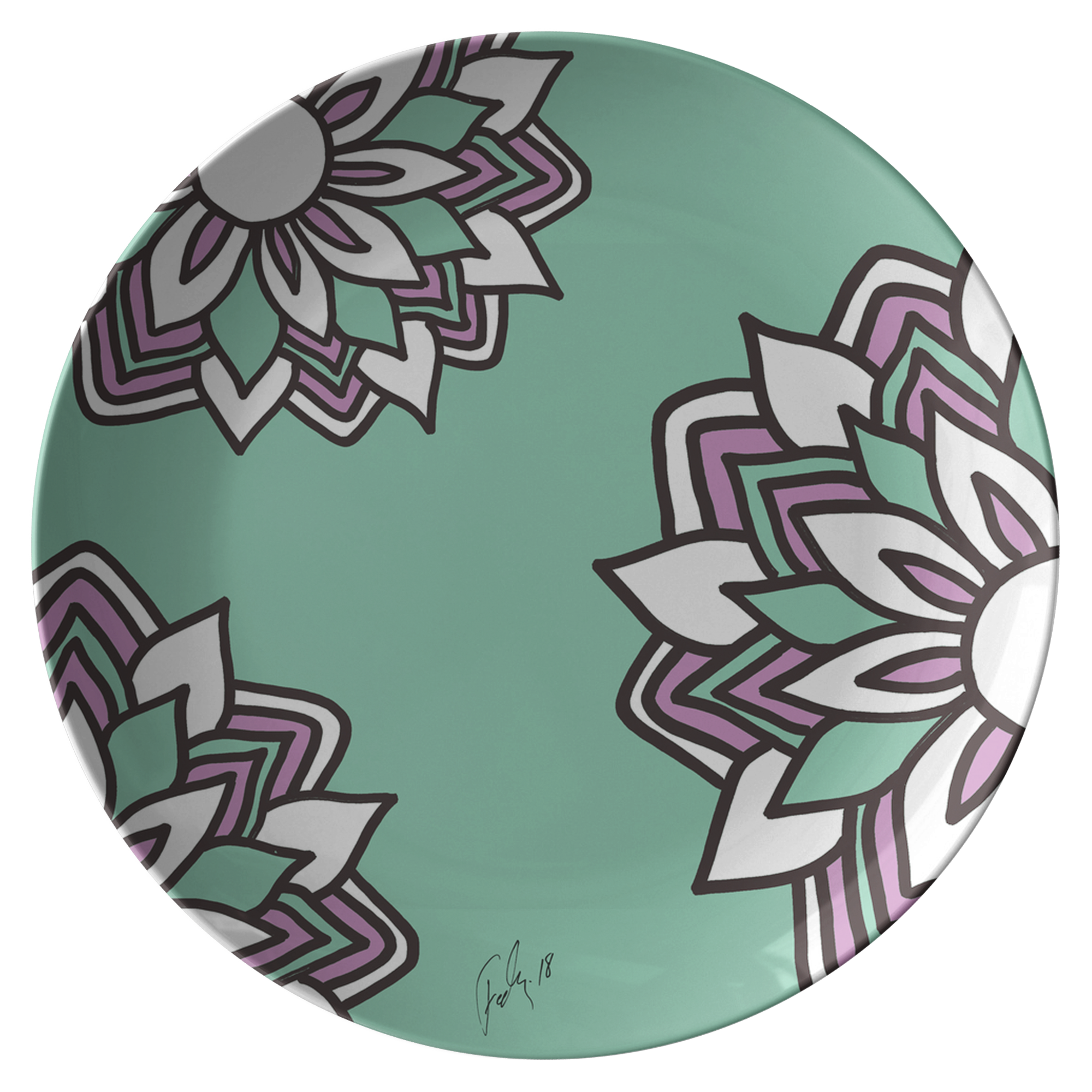 Smiling Flowers | Plate