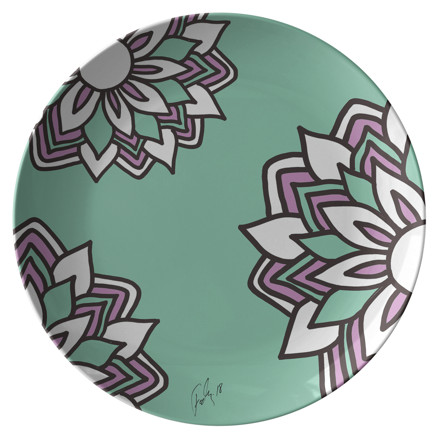Smiling Flowers | Plate