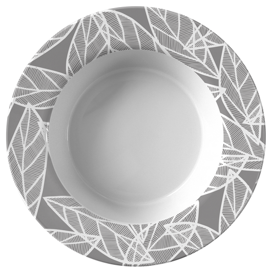 Messy White Leaves | Bowl