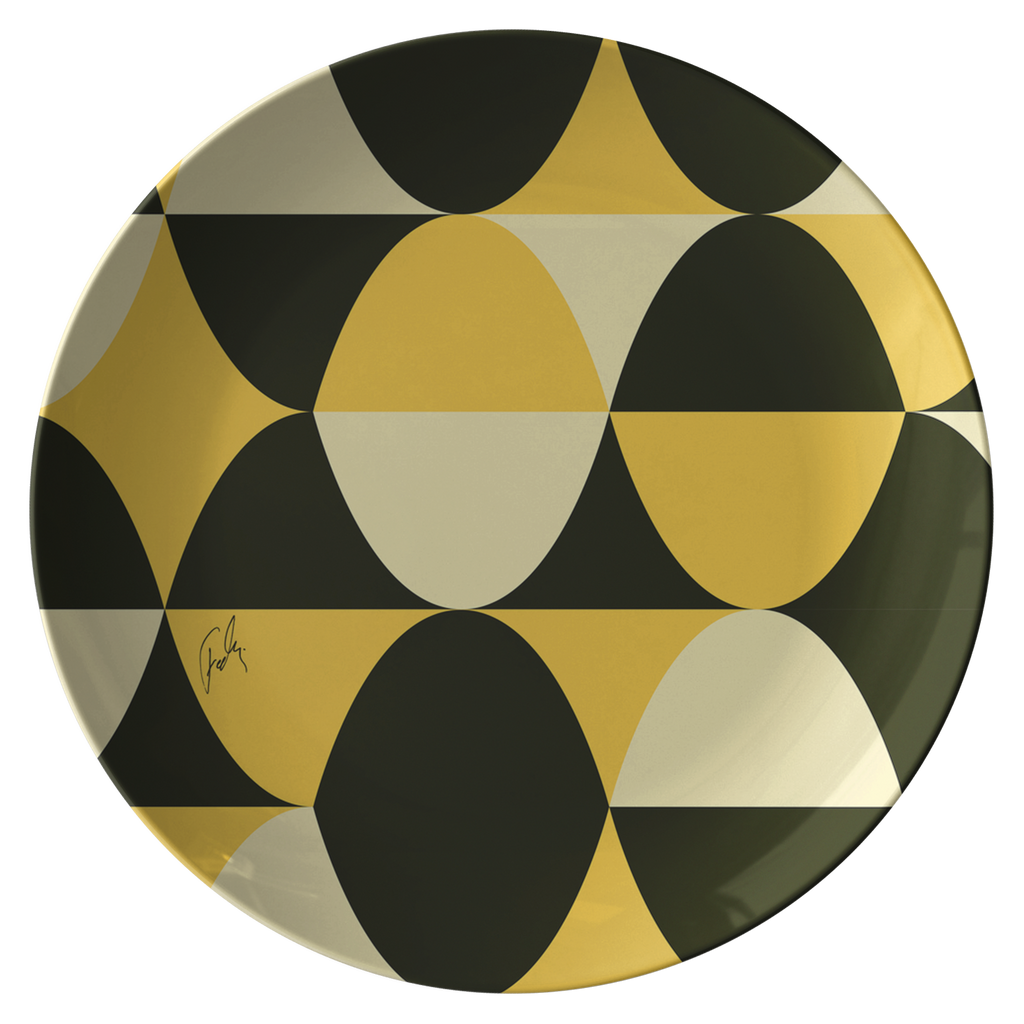 Yellow and Black Eggs | Plate