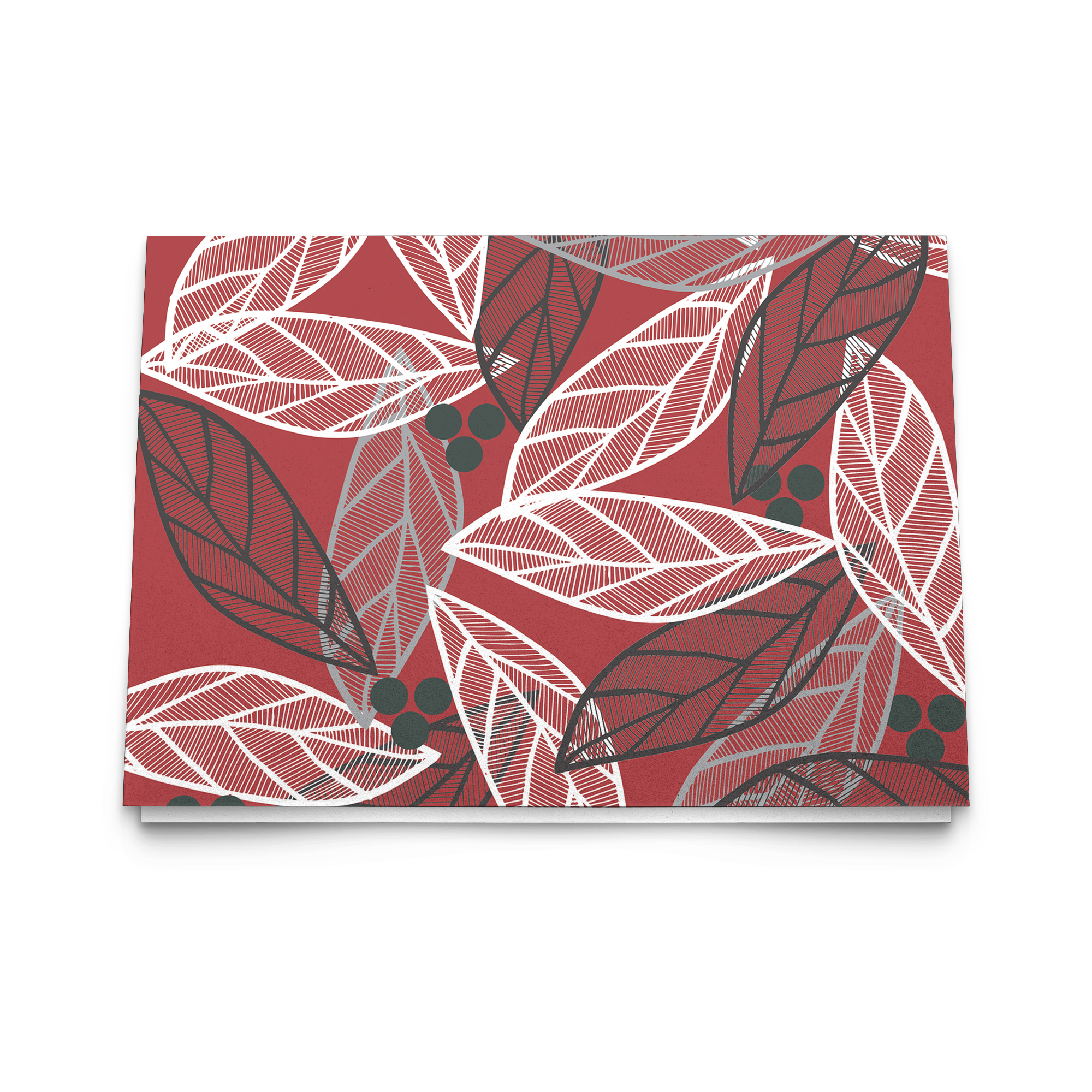 Christmas Leaves | Greeting Cards